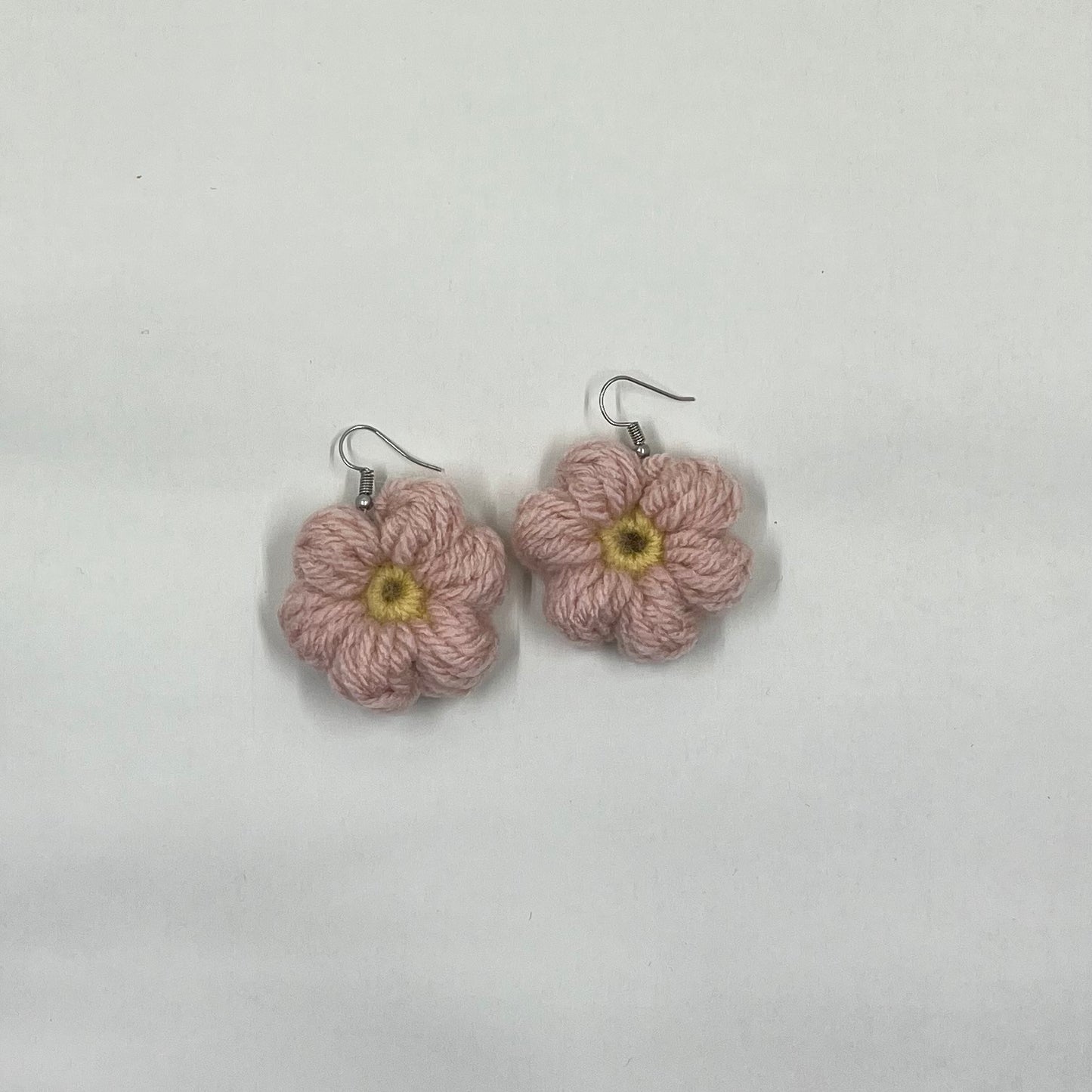 Pink Flower Earrings — Ready Made