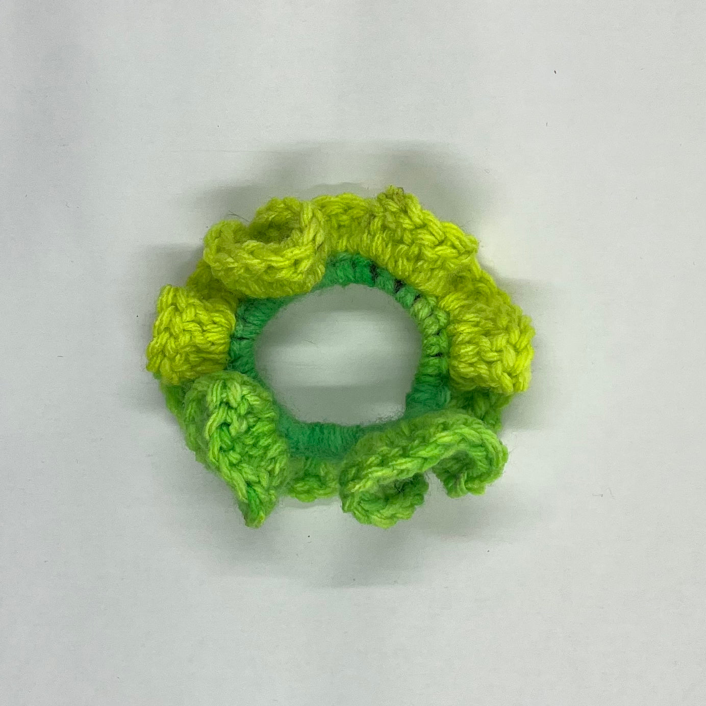 Neon Green Scrunchie — Ready Made