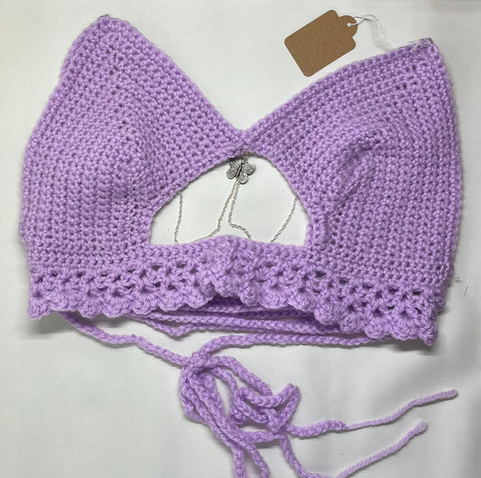 Medium Butterfly Peek-A-Boob Top — Ready Made